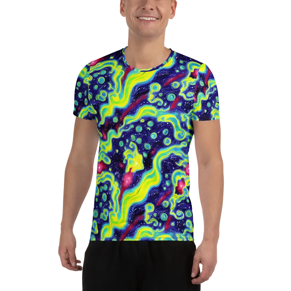 Acid Moonlight on Men's Athletic T-Shirt — Front