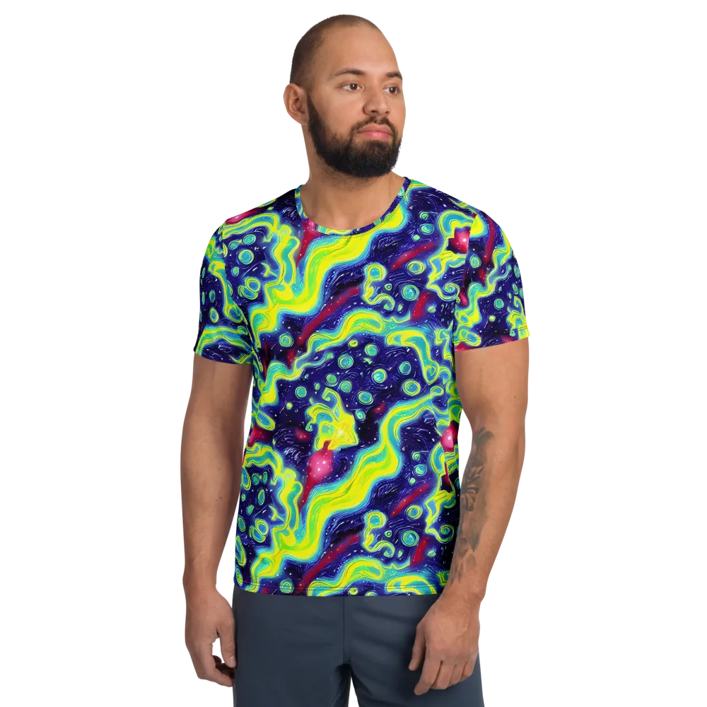Acid Moonlight on Men's Athletic T-Shirt — Front