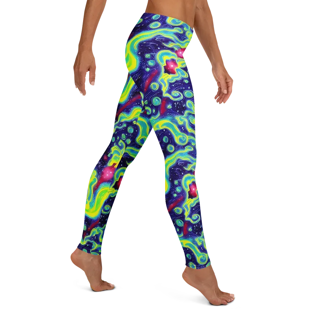 Acid Moonlight on Leggings — Right