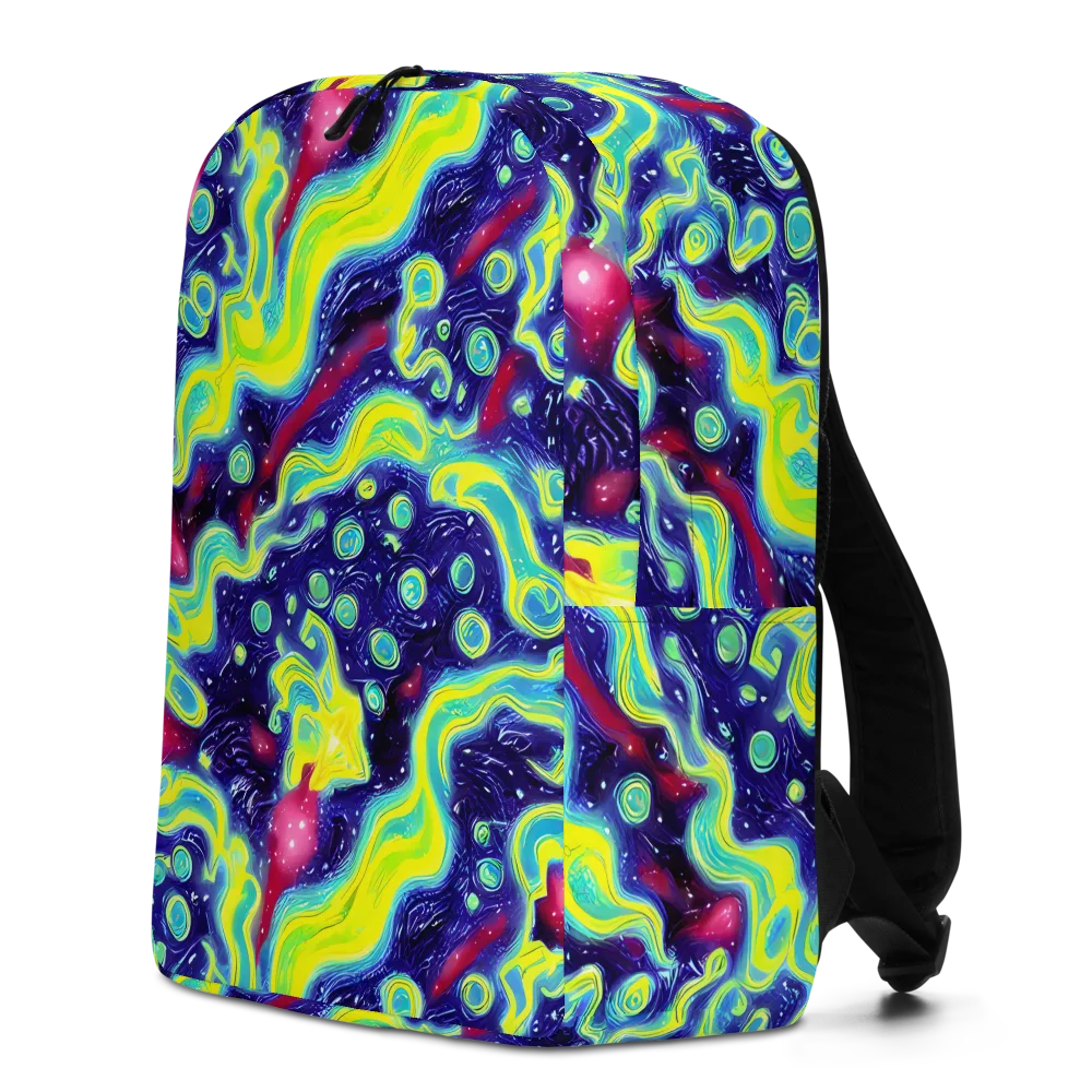 Acid Moonlight on Minimalist Backpack — Left