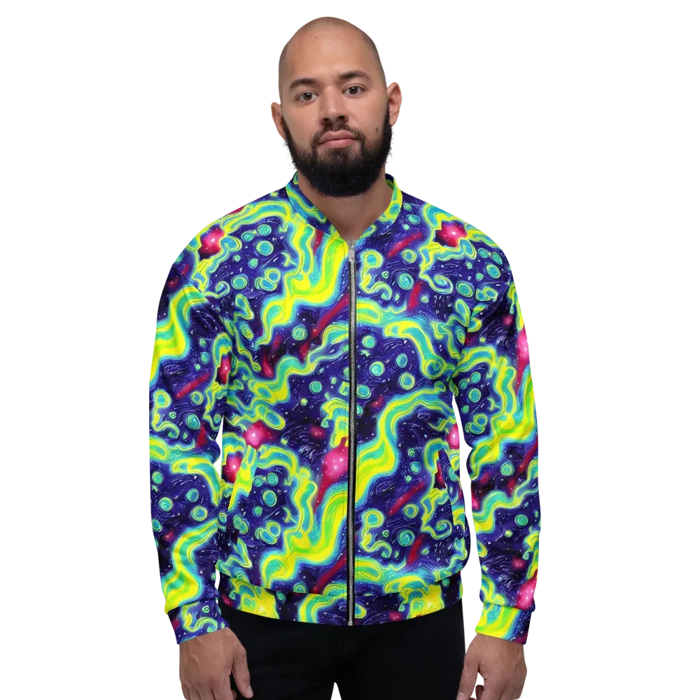 Acid Moonlight on Bomber Jacket — Front