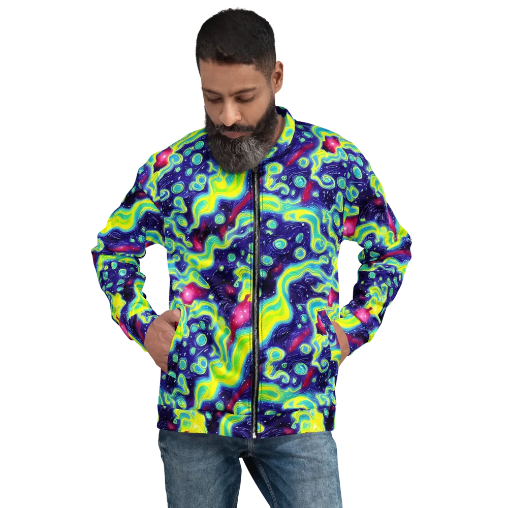 Acid Moonlight on Bomber Jacket — Front