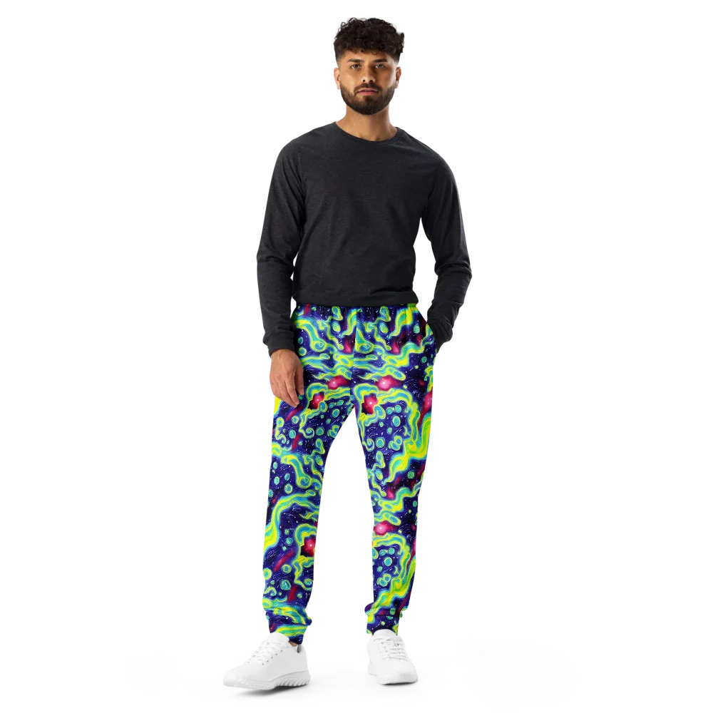 Acid Moonlight on Men's Joggers — Front