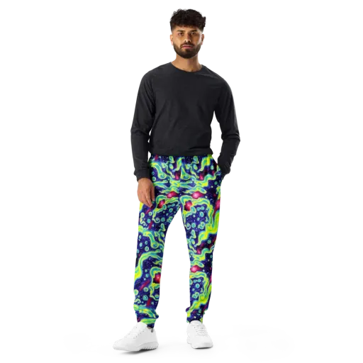 Acid Moonlight on a Men's Joggers