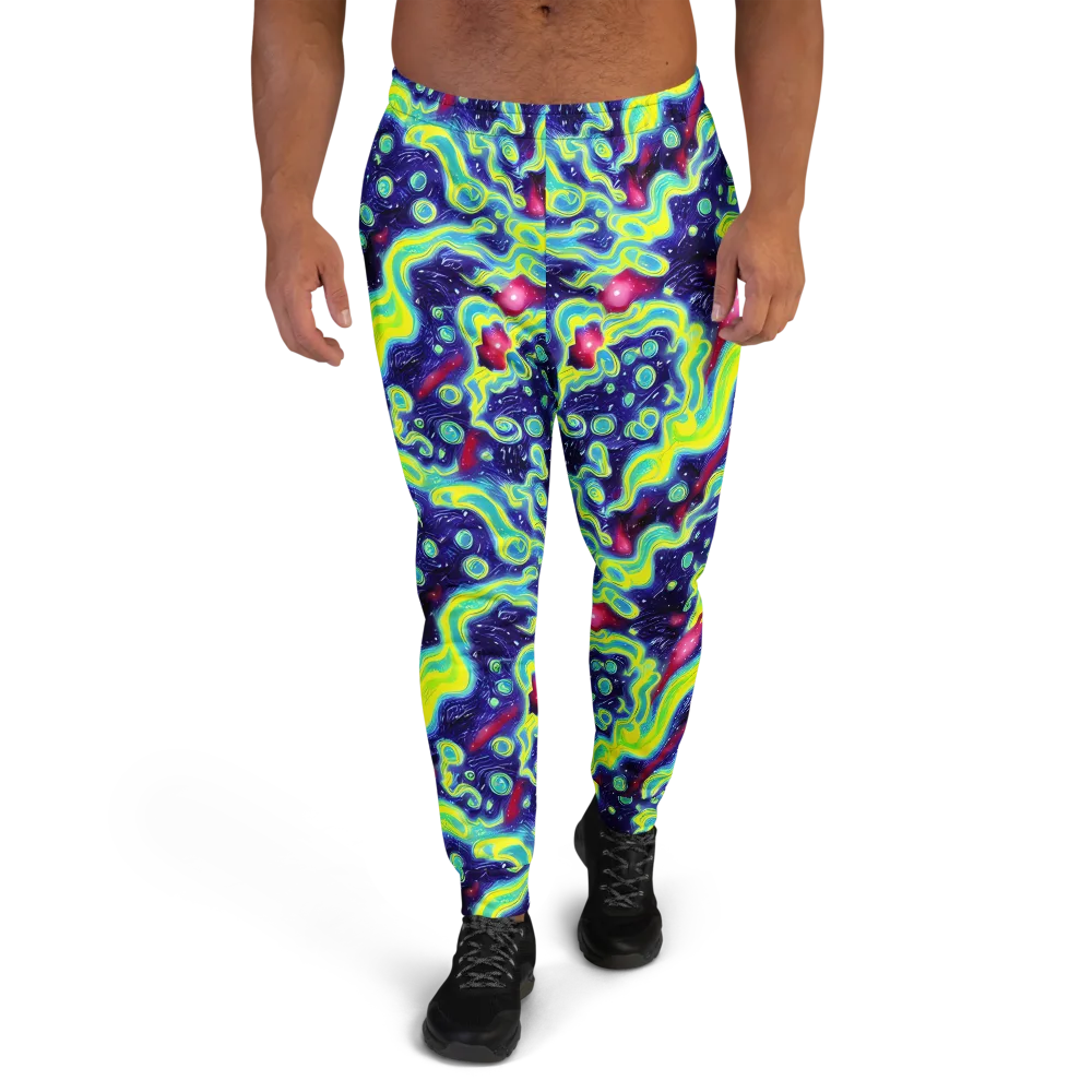 Acid Moonlight on Men's Joggers — Front