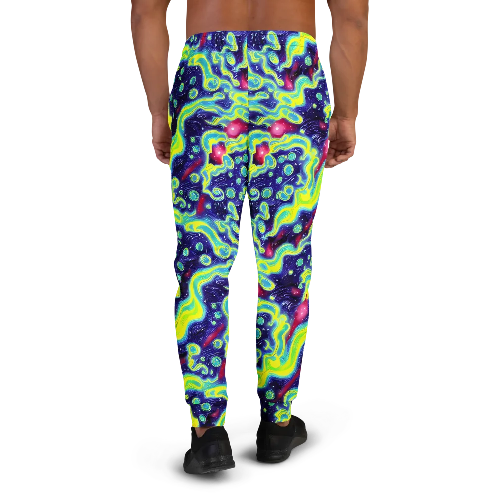 Acid Moonlight on Men's Joggers — Back