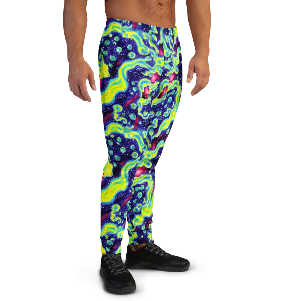Acid Moonlight on Men's Joggers — Right