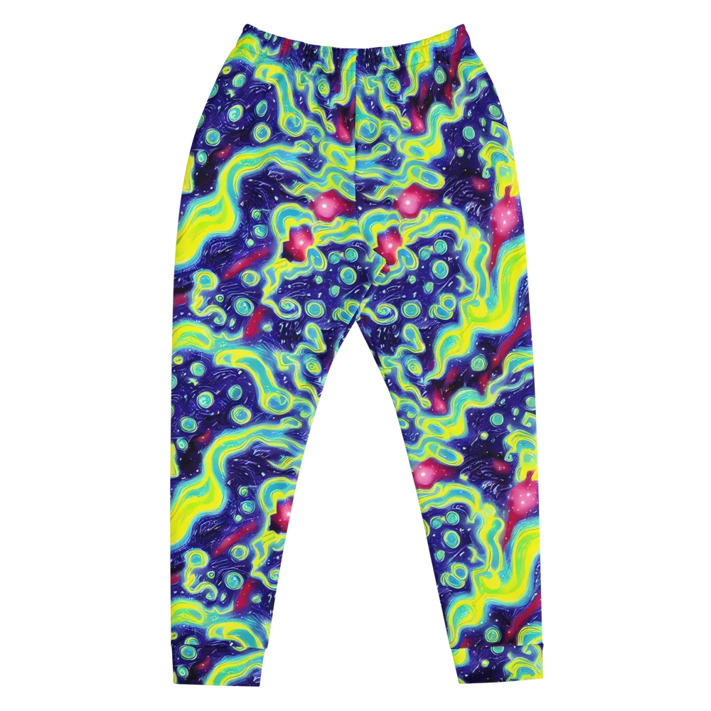 Acid Moonlight on Men's Joggers — Front