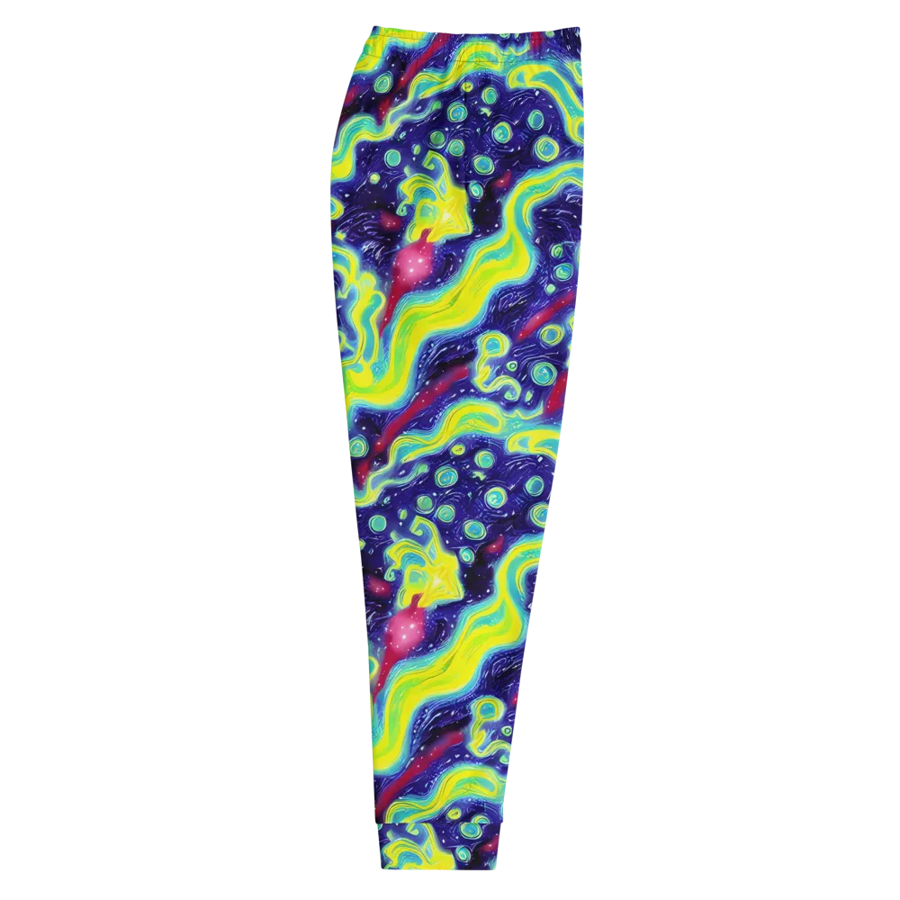 Acid Moonlight on Men's Joggers — Right