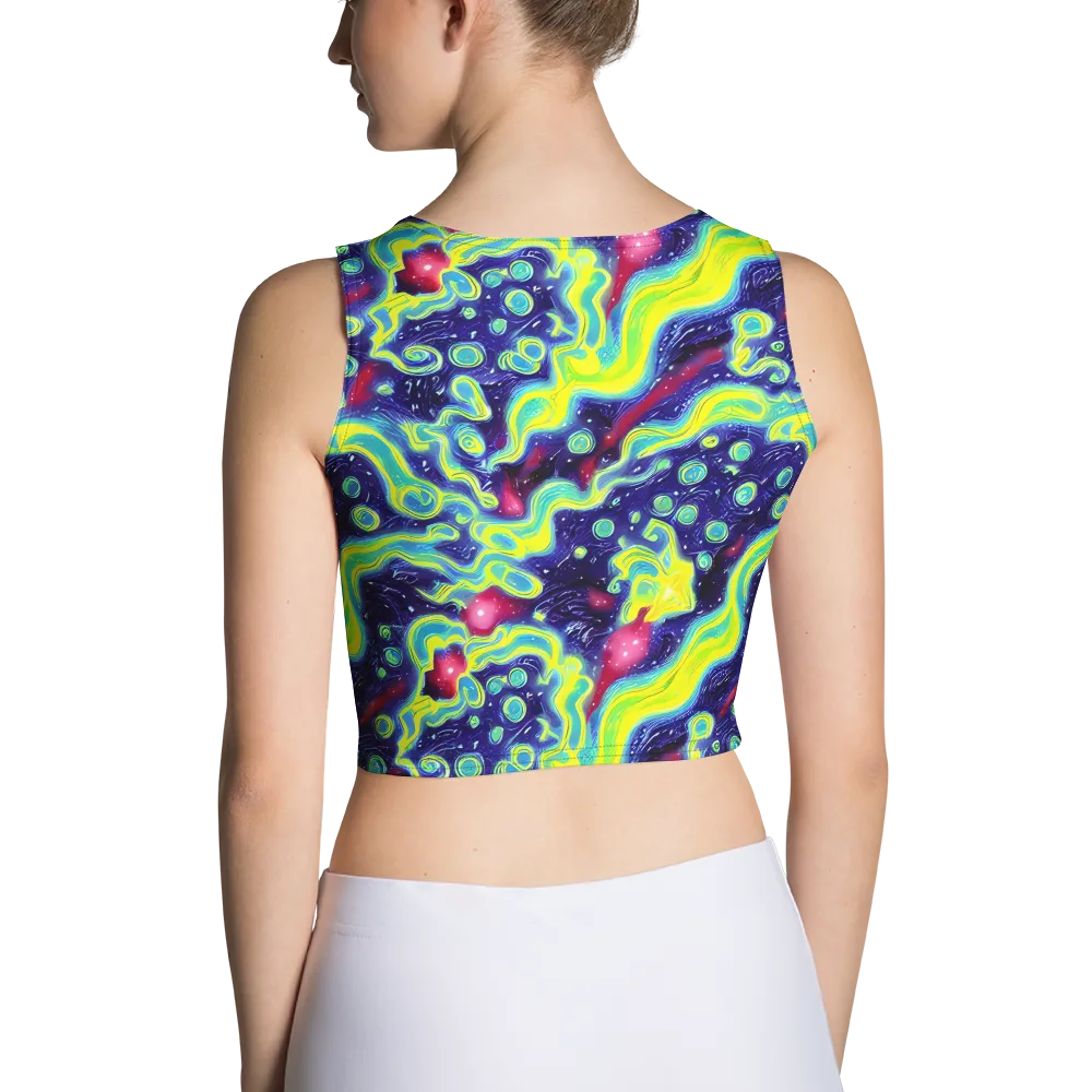 Acid Moonlight on Crop Top — Back
