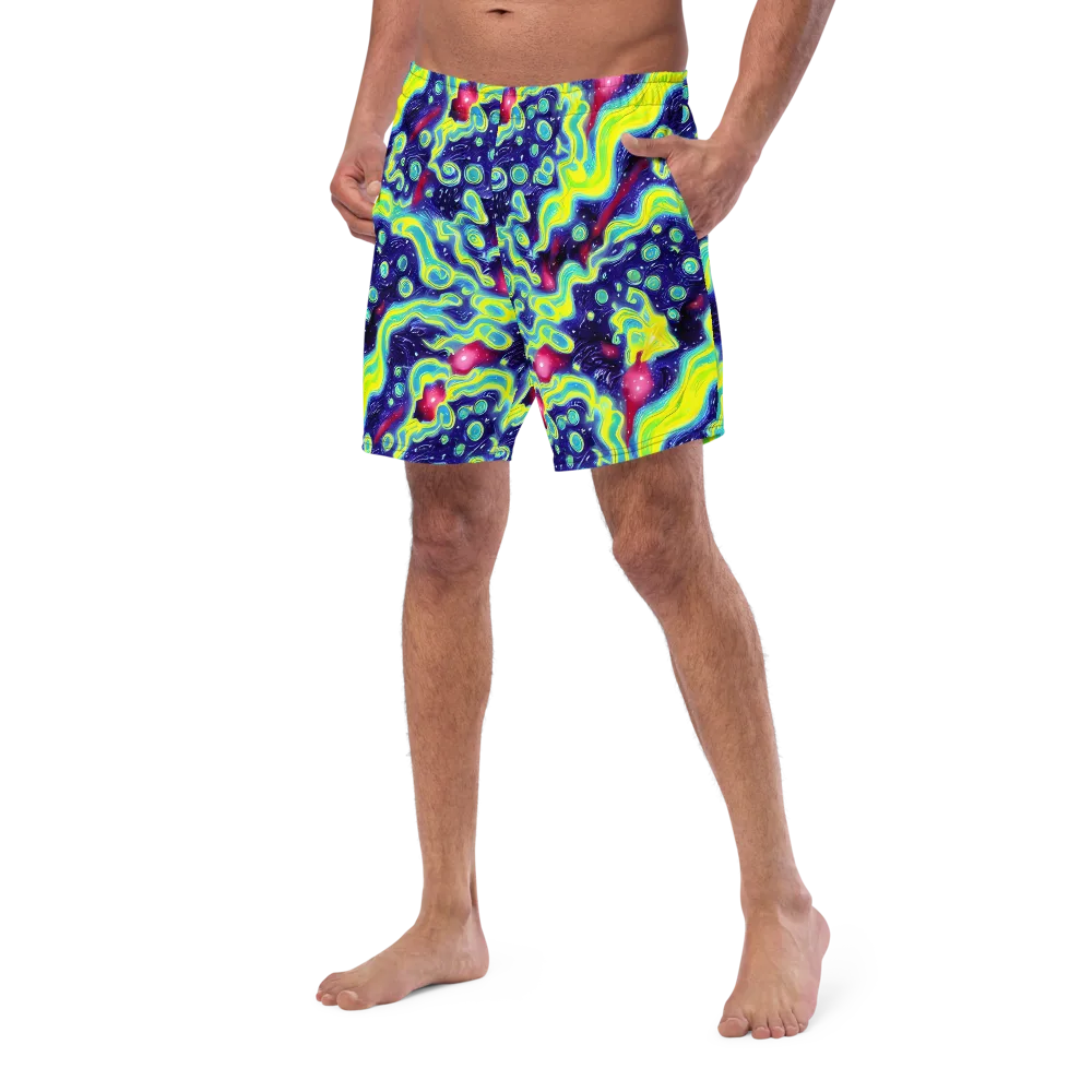 Acid Moonlight on Swim Trunks — Left Front