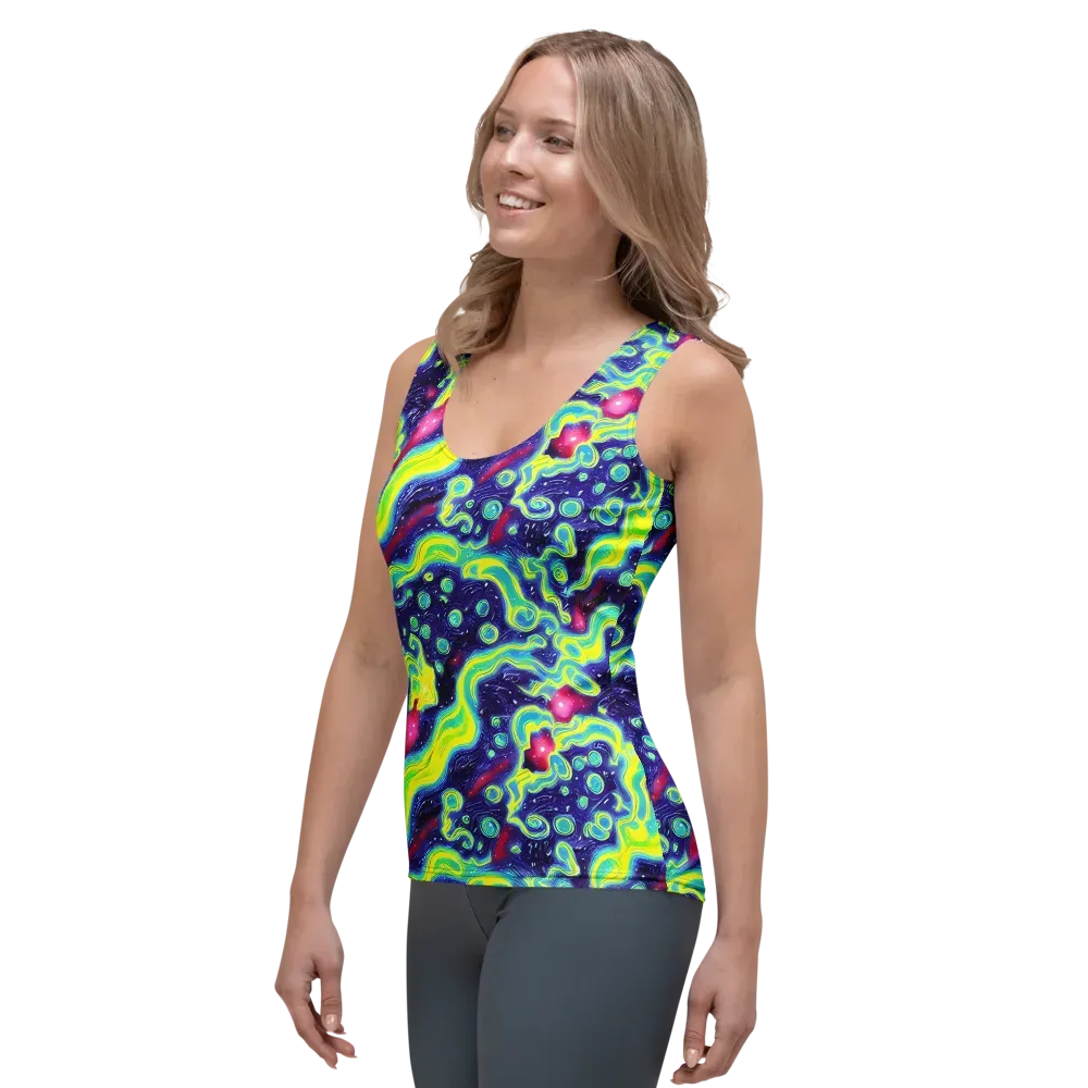 Acid Moonlight on Women's Tank Top — Left Front