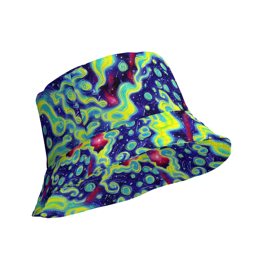 Acid Moonlight on Reversible Bucket Hat — Product details Outside