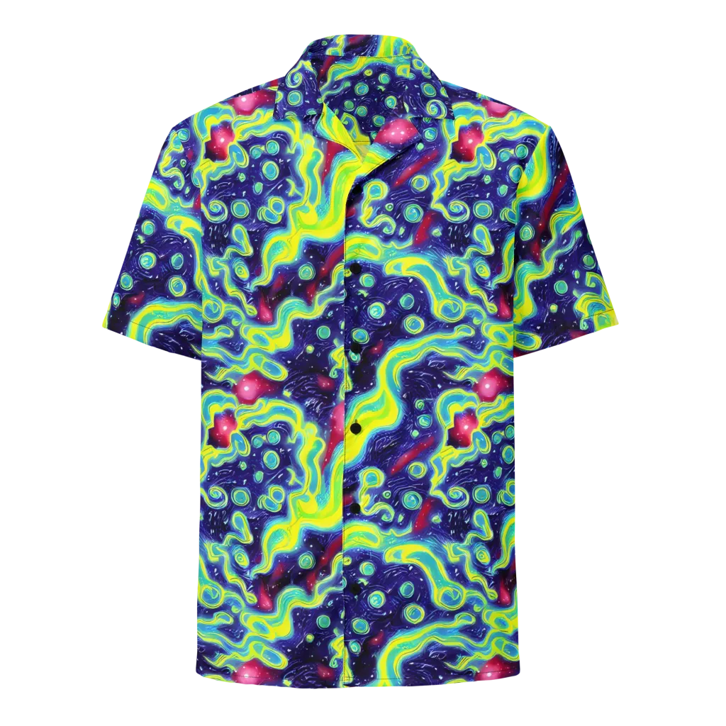 Acid Moonlight on Button Shirt — Front