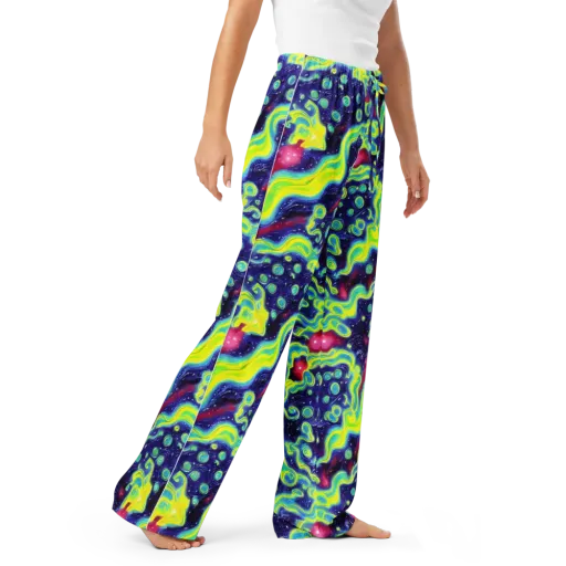 Acid Moonlight on a Women's Pajama Pants
