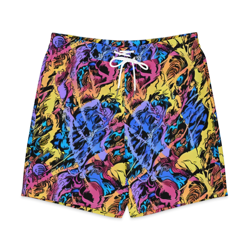 Pop-tide on Men's Board Shorts — Front