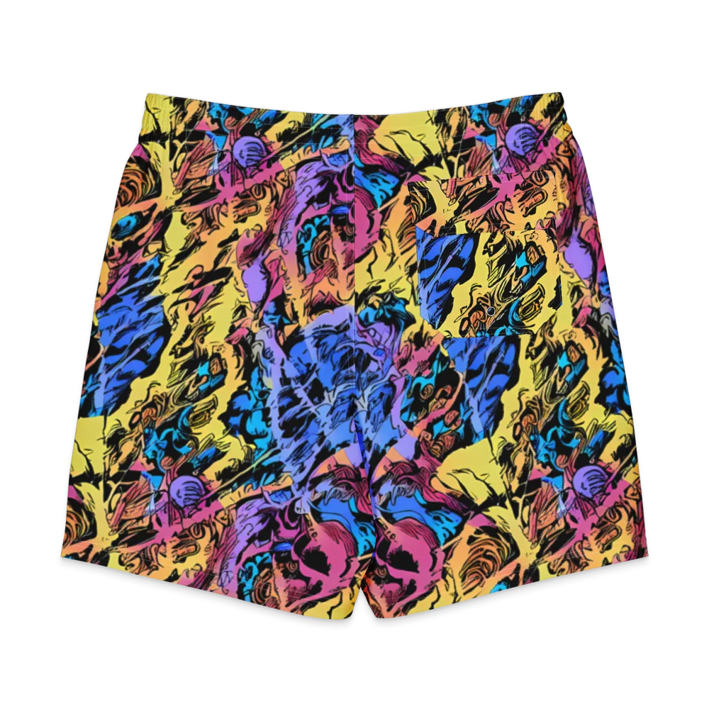 Pop-tide on Men's Board Shorts — Back