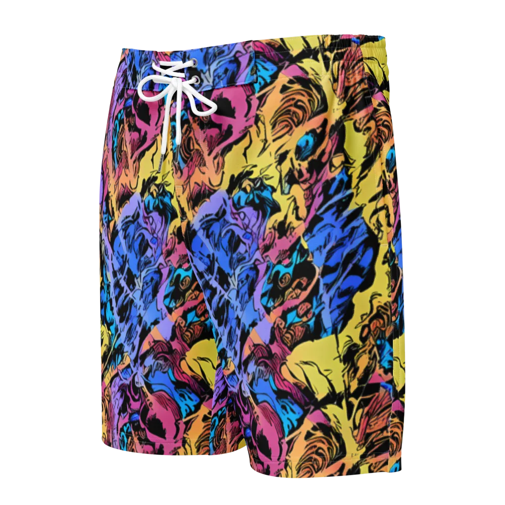 Pop-tide on Men's Board Shorts — Front