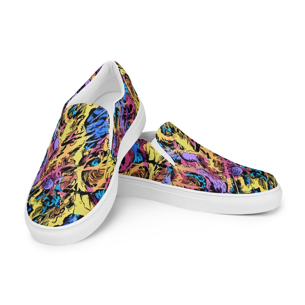 Pop-tide on Men's Slip-On Canvas Shoes — Left Front
