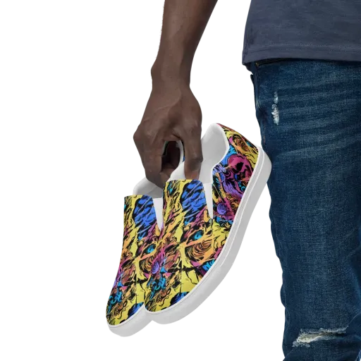 Pop-tide on a Men's Slip-On Canvas Shoes