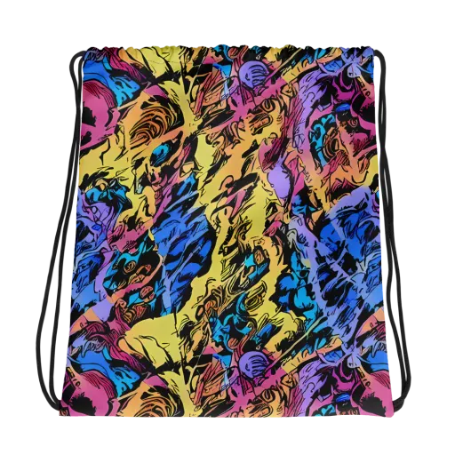 Pop-tide on a Drawstring Bag