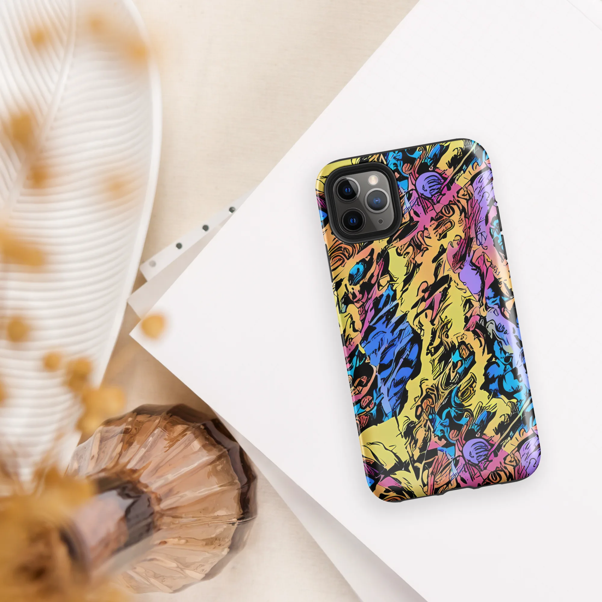 Pop-tide on Tough Case for iPhone® — Front