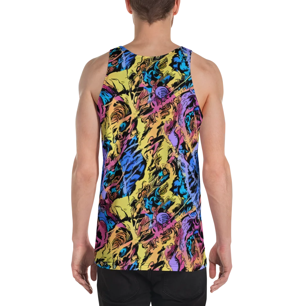 Pop-tide on Men's Tank Top — Back