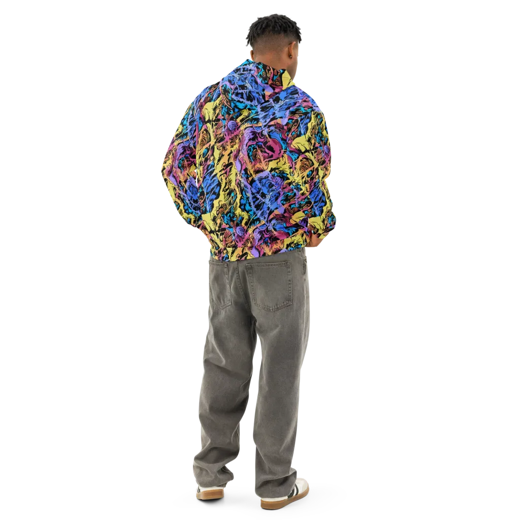 Pop-tide on Cotton Hoodie — Back