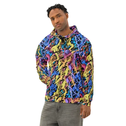 Pop-tide on a Cotton Hoodie