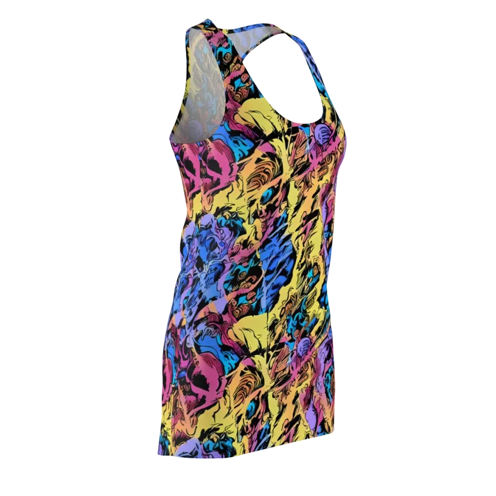 Pop-tide on Racerback Dress — Front Side