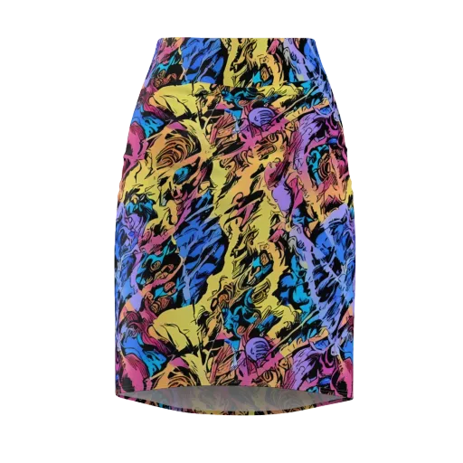 Pop-tide on a Pencil Skirt