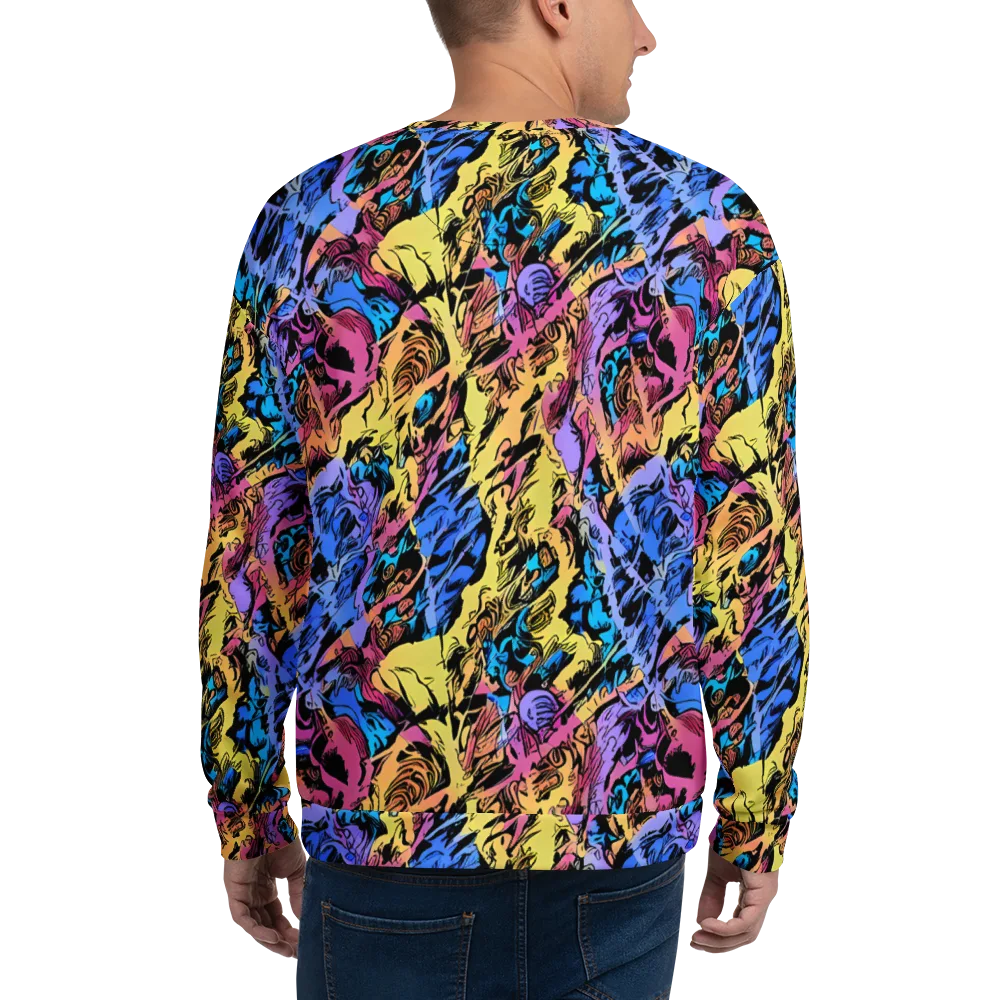 Pop-tide on Sweatshirt — Back
