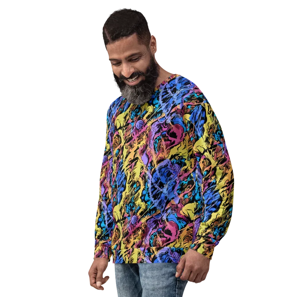 Pop-tide on Sweatshirt — Left Front