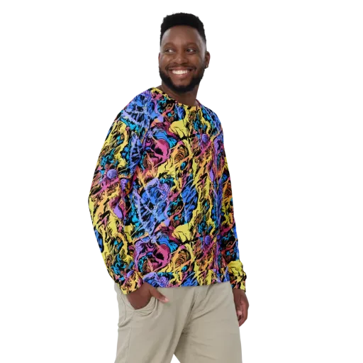 Pop-tide on a Sweatshirt
