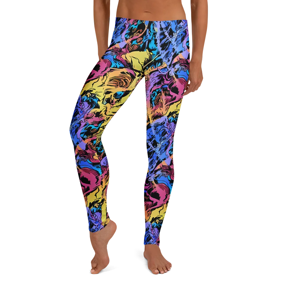 Pop-tide on Leggings — Front