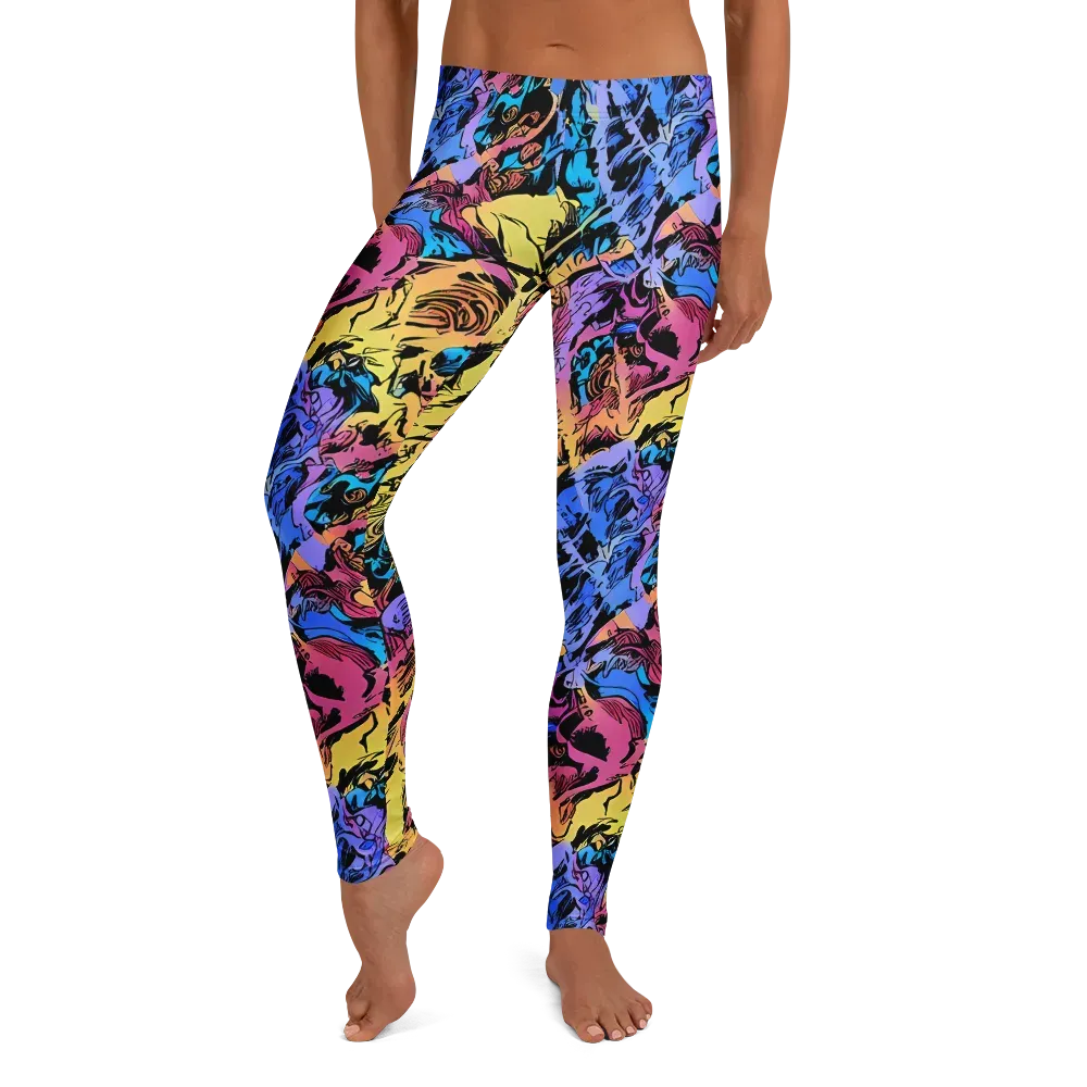 Pop-tide on Leggings — Front