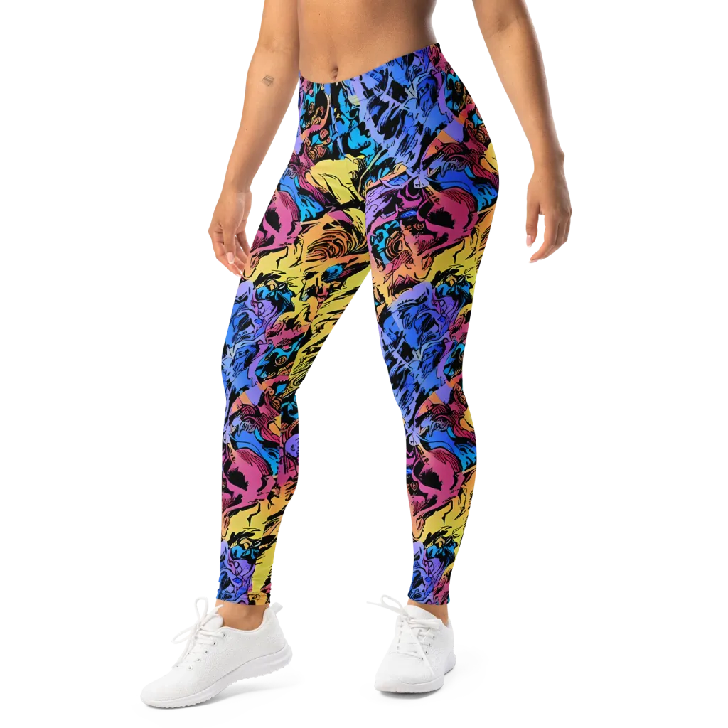 Pop-tide on Leggings — Left Front