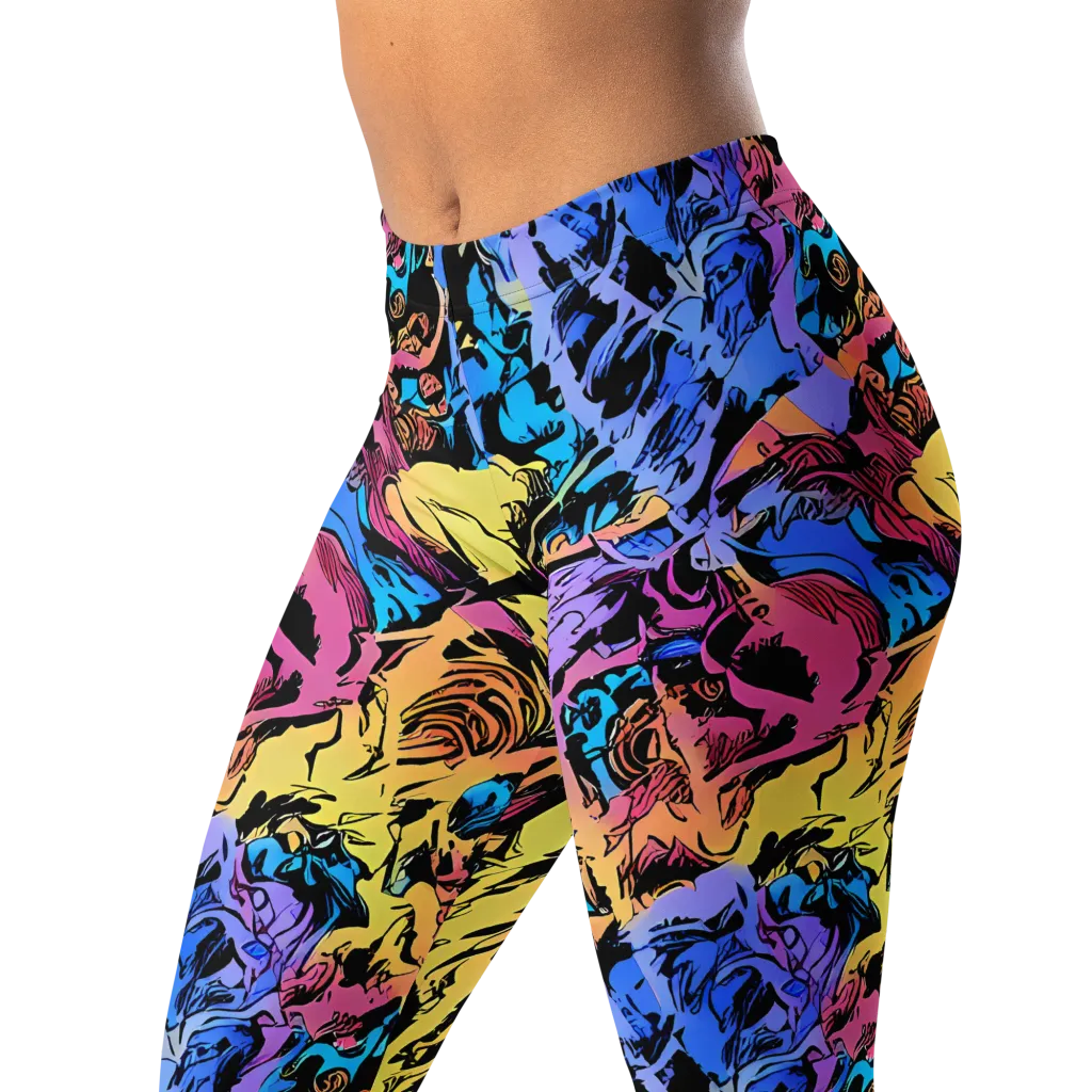 Pop-tide on Leggings — Left Front