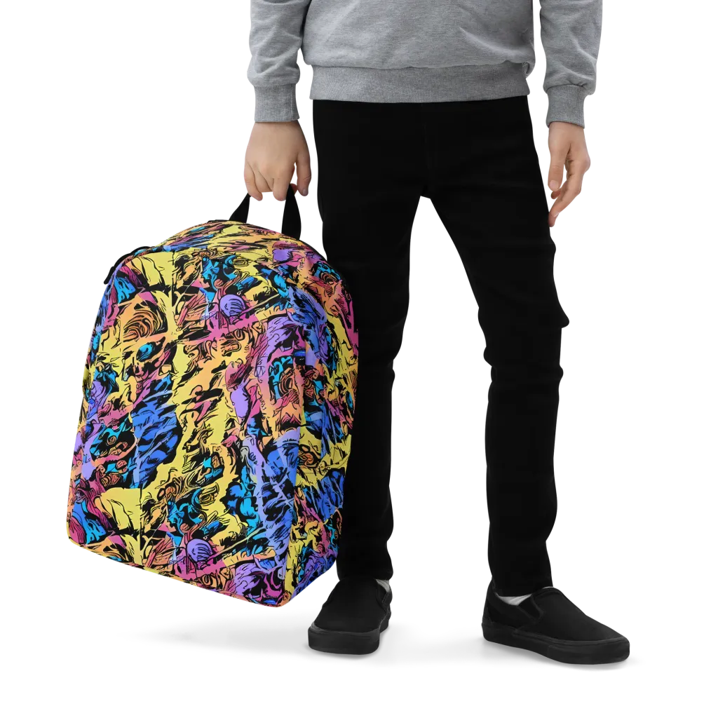 Pop-tide on Minimalist Backpack — Zoomed-in