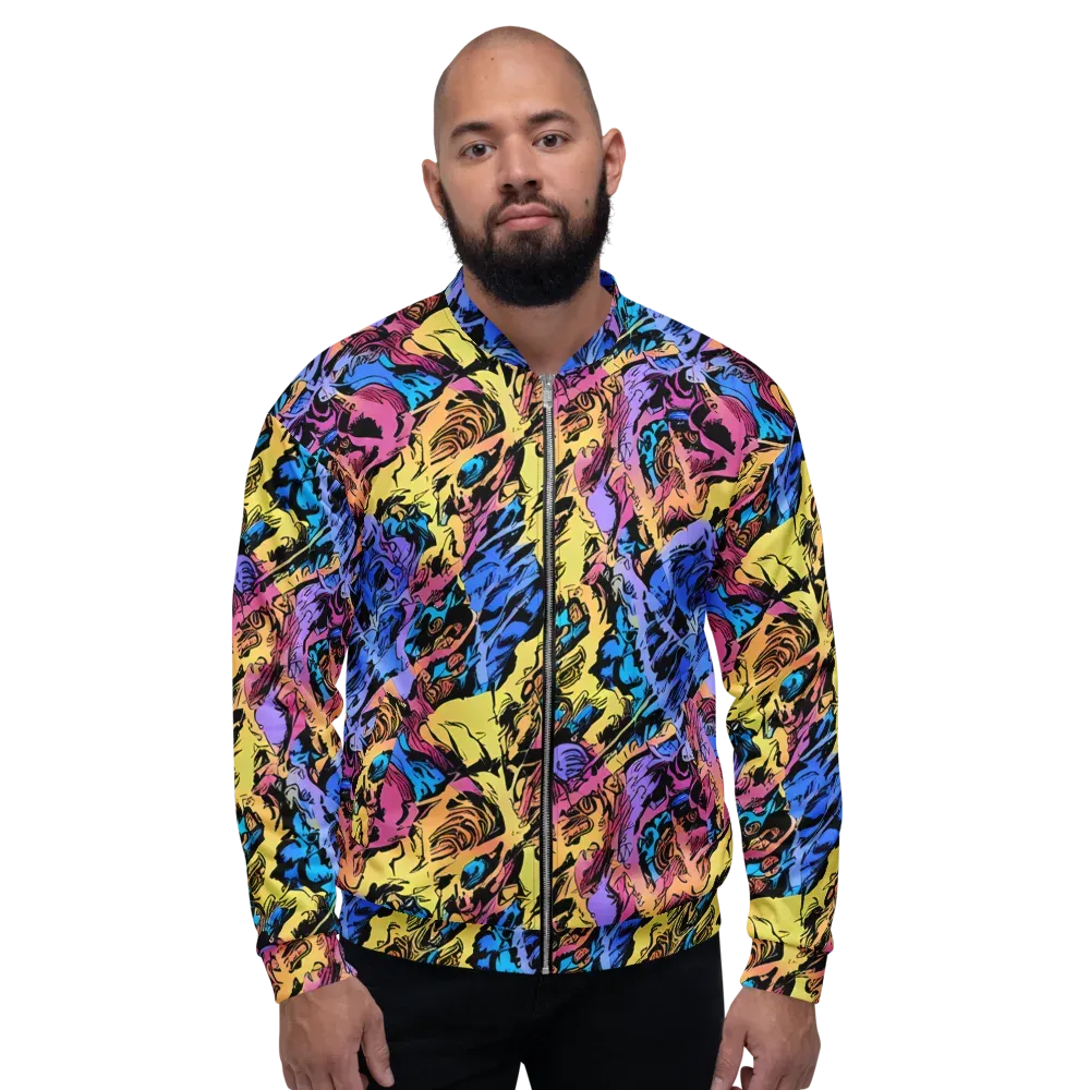 Pop-tide on Bomber Jacket — Front