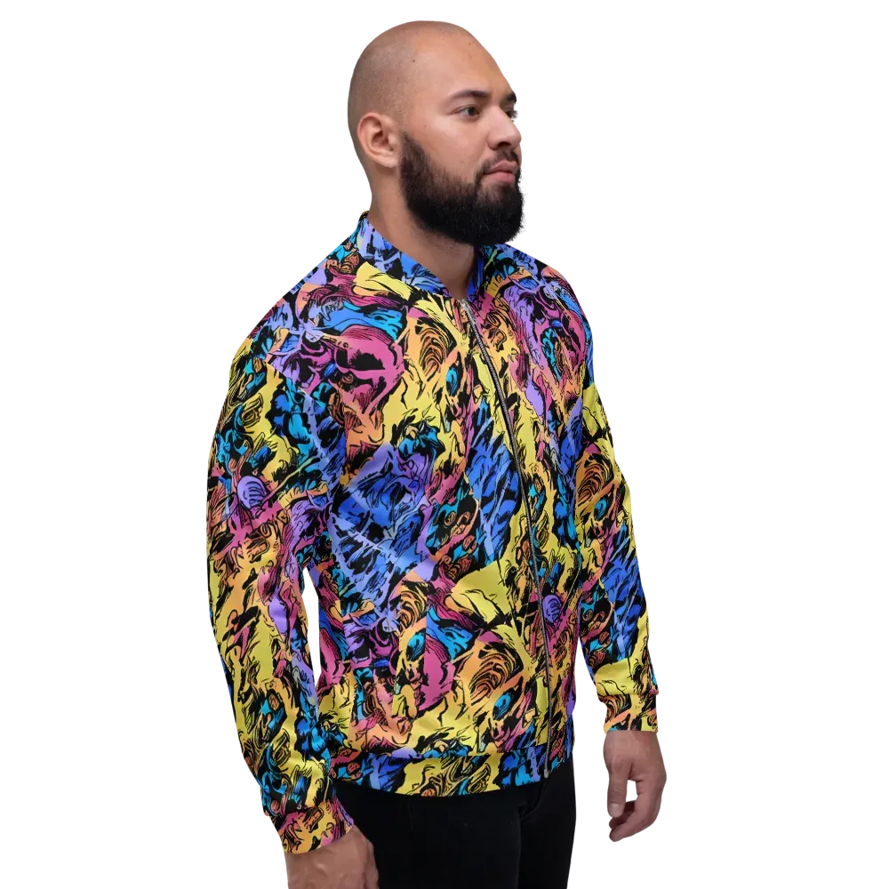 Pop-tide on Bomber Jacket — Right
