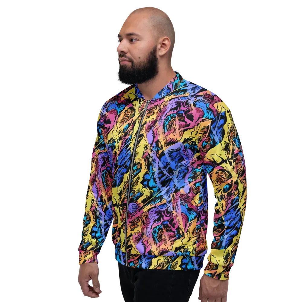 Pop-tide on Bomber Jacket — Left