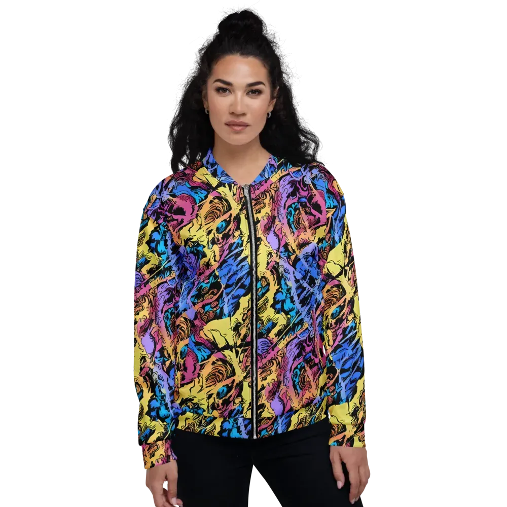Pop-tide on Bomber Jacket — Front