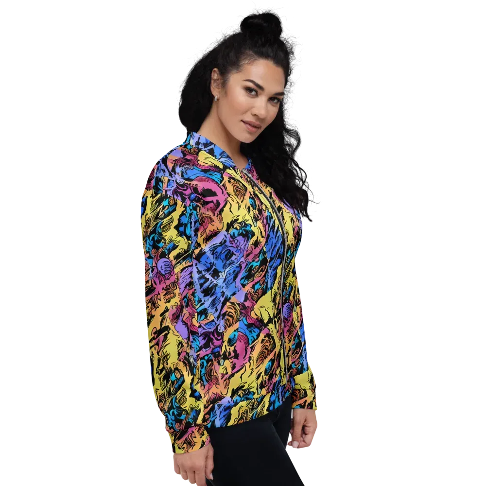 Pop-tide on Bomber Jacket — Right