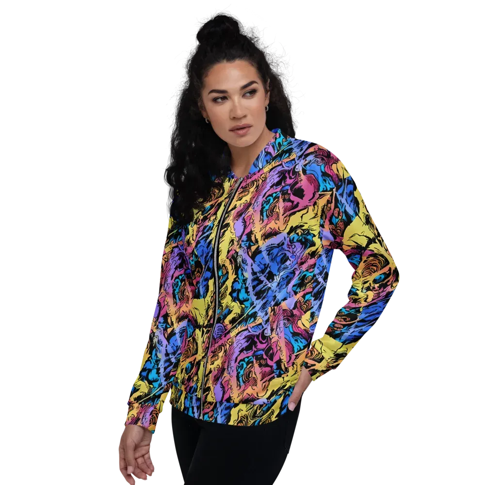 Pop-tide on Bomber Jacket — Left
