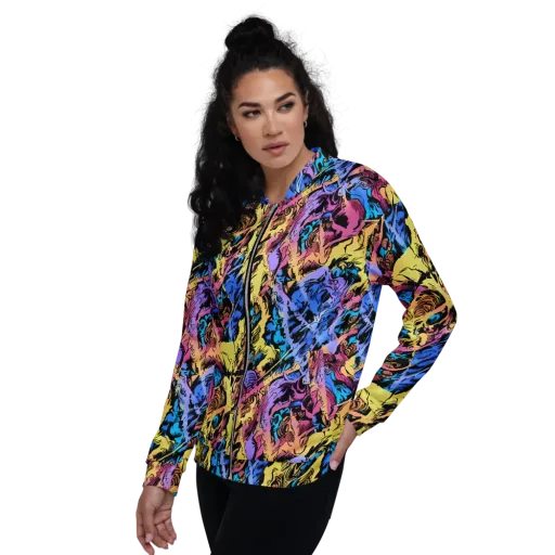Pop-tide on a Bomber Jacket