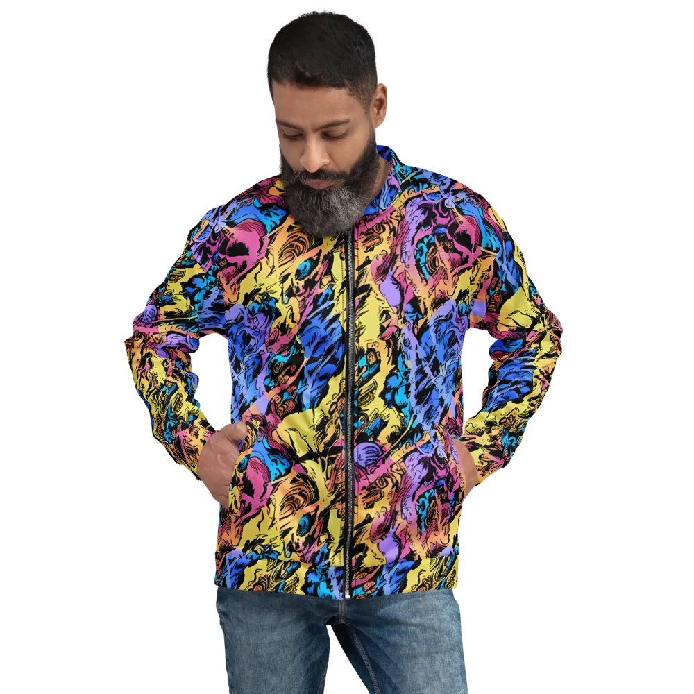 Pop-tide on Bomber Jacket — Front