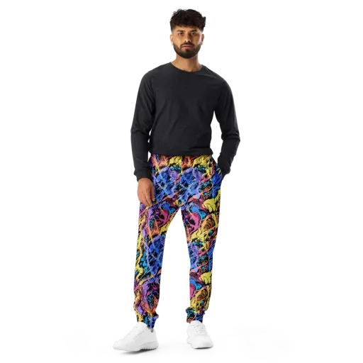 Pop-tide on a Men's Joggers