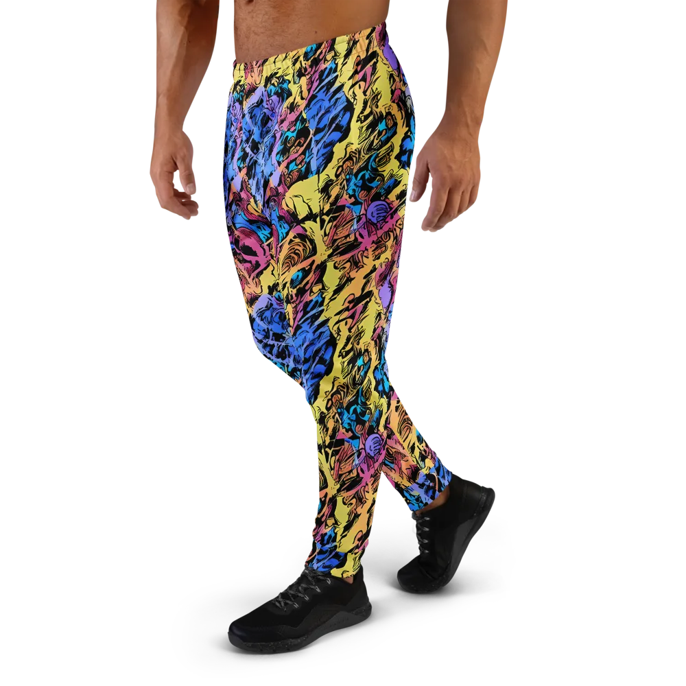 Pop-tide on Men's Joggers — Left