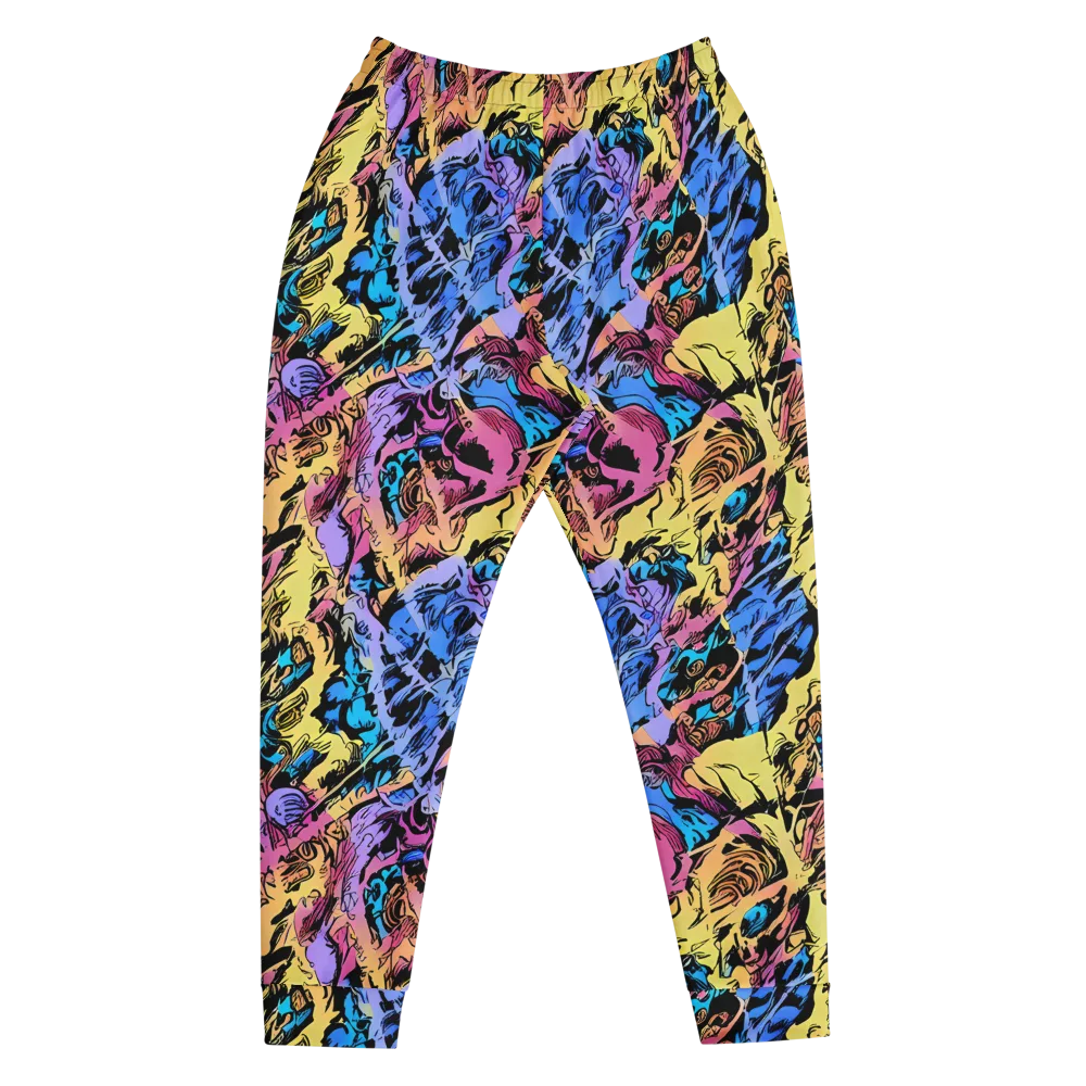 Pop-tide on Men's Joggers — Front